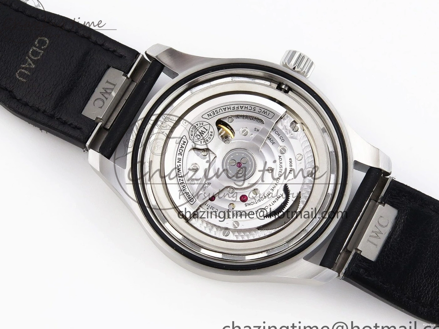 MIROTIME 0331 Pilot Mark XX IW328201 ZF 1:1 Best Edition Black Dial on Black Leather Strap A Affordable 7028